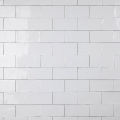 Merola Tile Chester Bianco 3 in. x 6 in. Ceramic Subway Wall Tile (6.02 sq. ft. / Case) - Super Arbor