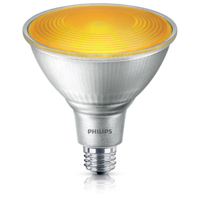 Philips 90-Watt Equivalent PAR38 LED Flood Yellow - Super Arbor