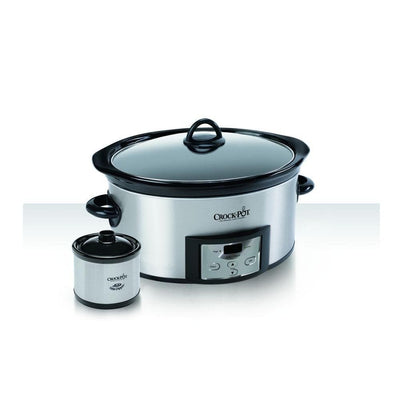 Cook and Carry 6 Qt. Programmable Stainless Steel Slow Cooker - Super Arbor