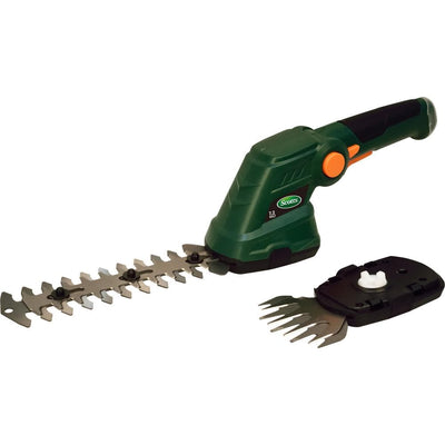 Scotts 7.2-Volt Lithium-Ion Cordless Grass and Shrub Shear - 2 Ah Battery and Charger Included - Super Arbor