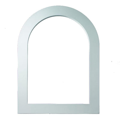 22-3/16 in. x 3-1/2 in. x 1 in. Polyurethane Flat Trim for Cathedral Louver Gable Vent - Super Arbor