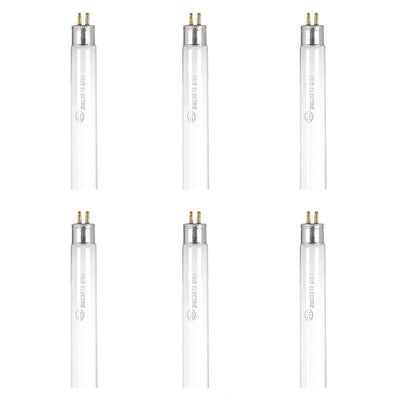 Feit Electric 1 ft. 8-Watt T5 Soft White (2700K) G5 Linear Fluorescent Tube Light Bulb (6-Pack) - Super Arbor