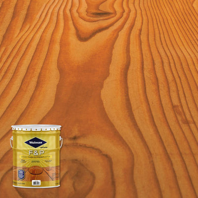 Wolman 5 Gal. F&P Natural Exterior Wood Stain Finish and Preservative - Super Arbor