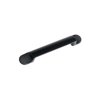 3-3/4 in. (96 mm) Center-to-Center Matte Black Contemporary Drawer Pull - Super Arbor