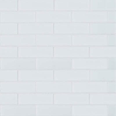 MSI Retro Brick Bianco 11.57 in. x 11.3 in. x 6 mm Matte Porcelain Mesh-Mounted Mosaic Tile (13.65 sq. ft. / case) - Super Arbor