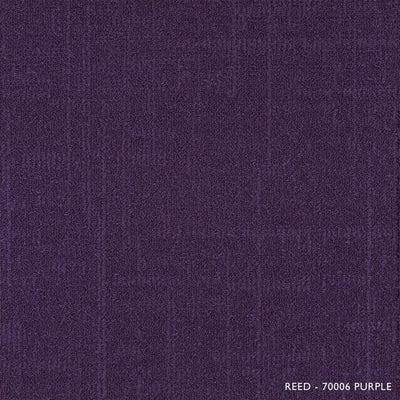 Reed Purple Loop 19.68 in. x 19.68 in. Carpet Tiles (8 Tiles/Case) - Super Arbor