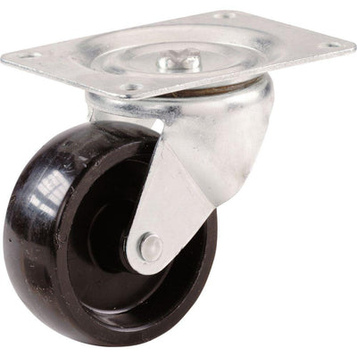 3 in. Polypropylene Swivel Plate Caster with 210 lb. Load Rating - Super Arbor