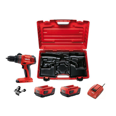 22-Volt Lithium-Ion 1/2 in. Cordless Hammer Drill Driver SF 6H with Kit Box - Super Arbor