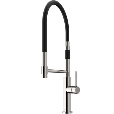 Norwood Single-Handle Pull-Down Sprayer Kitchen Faucet in Stainless Steel - Super Arbor