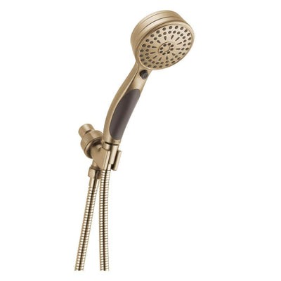 ActivTouch 9-Spray 3-5/8 in. Single Wall Mount Handheld Shower Head in Champagne Bronze - Super Arbor
