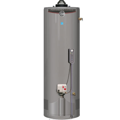 Performance Platinum 50 Gal. Tall 12 Year 38,000 BTU Ultra Low NOx (ULN) Natural Gas Water Heater with EcoNet WIFI - Super Arbor
