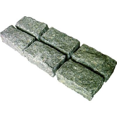 Belgium Block 8 in. x 4 in. Gray Granite Cobbles (216 Pieces/Pallet) - Super Arbor