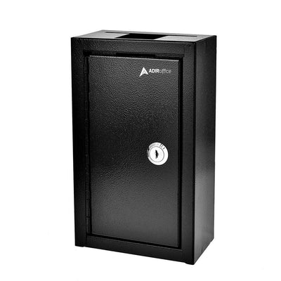 Black Commercial Grade Large Storage Key Drop Box - Super Arbor