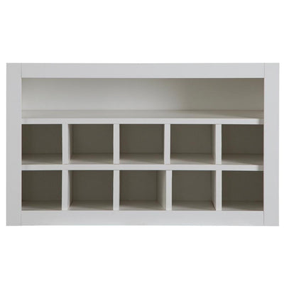 Cambridge Shaker Assembled 30x18x12 in. Flex Wall Cabinet with Shelves and Dividers in White - Super Arbor