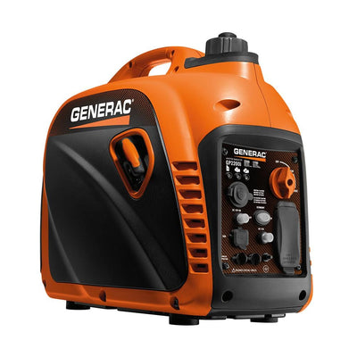 Generac GP2200i - 2200-Watt Gasoline Powered Recoil Started Residential Portable Inverter Generator - Super Arbor