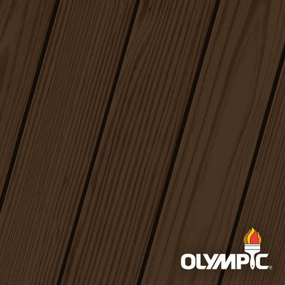 Olympic Elite 1 Gal. Mahogany Woodland Oil Transparent Exterior Stain and Sealant in One Low VOC - Super Arbor