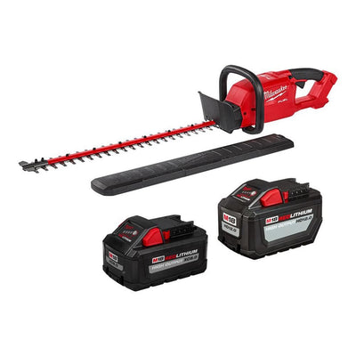 Milwaukee M18 FUEL 18-Volt Lithium-Ion Brushless Cordless Hedge Trimmer with 12 Ah and 8 Ah Batteries - Super Arbor