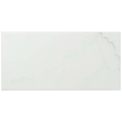 Merola Tile Classico Carrara Matte 3 in. x 6 in. Ceramic Wall Subway Tile (6.03 sq. ft. / case) - Super Arbor