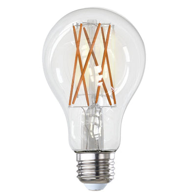 Bulbrite 100-Watt Equivalent A21 Clear Dimmable Edison LED Light Bulb Warm White (2-Pack) - Super Arbor