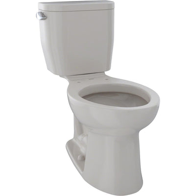 Entrada 2-Piece 1.28 GPF Single Flush Elongated Toilet in Sedona Beige - Super Arbor