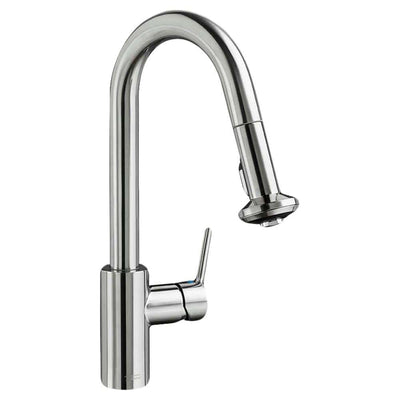 Memphis Single-Handle Pull-Down Sprayer Kitchen Faucet with 1.8 GPM in Stainless Steel - Super Arbor