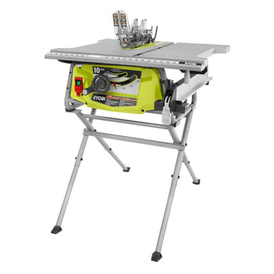 15 Amp 10 in. Table Saw with Folding Stand - Super Arbor
