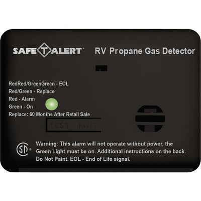 MTI Industries 20 Series 12-Volt Safe-T-Alert Mini RV Propane/LP Gas Alarm in Black - Super Arbor