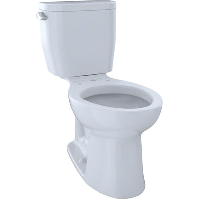 Entrada 2-Piece 1.28 GPF Single Flush Elongated Toilet in Cotton White - Super Arbor
