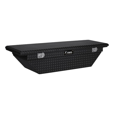 UWS 60 in. Gloss Black Aluminum Angled Crossover Box with Low Profile (Heavy Packaging) - Super Arbor
