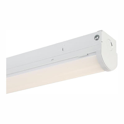 4 ft. 300-Watt Equivalent Integrated LED White MV 4,914 Lumens Linear Strip Light, 4000K - Super Arbor
