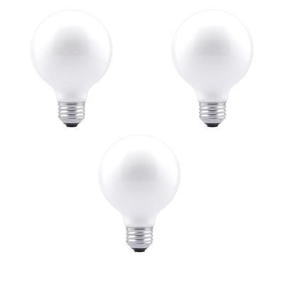 Sylvania 40-Watt Double Life G25 Incandescent Light Bulb (3-Pack) - Super Arbor