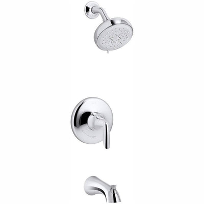 Willamette Single-Handle 3-Spray Tub and Shower Faucet in Polished Chrome (Valve Included) - Super Arbor