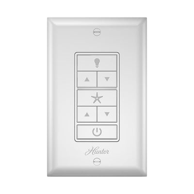 Indoor White Universal Wall Mount Ceiling Fan Switch
