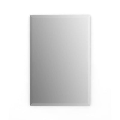 27 in. W x 41 in. H (L1) Frameless Rectangular Deluxe Glass Bathroom Vanity Mirror - Super Arbor