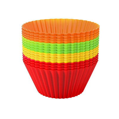 Silicone Cupcake Liners (24-Pack) - Super Arbor