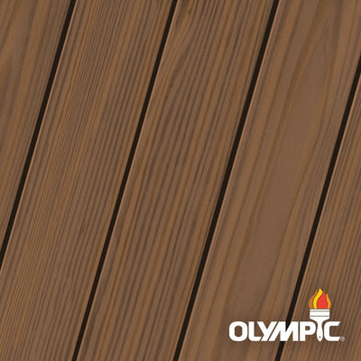 Olympic Maximum 5 gal. Clove Brown Semi-Transparent Exterior Stain and Sealant in One - Super Arbor