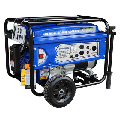 Green-Power Green Power 5000/3850-Watt Gas Powered Recoil Start Portable Generator with 223 cc 7.5 HP LCT Engine, CARB Approved - Super Arbor