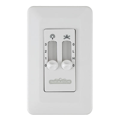 3-Speed Wall Control Non-Reversing Switch, White - Super Arbor