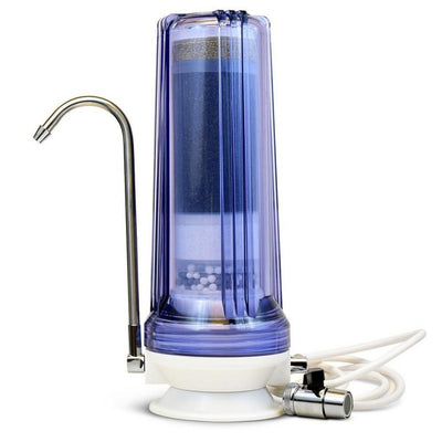 Premium 7-Stage Counter Top Water Filtration System in Clear - Super Arbor