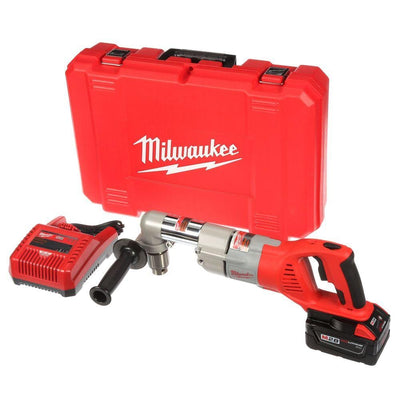 M28 28-Volt Lithium-Ion Cordless 1/2 in. Right Angle Drill w/(1) 3.0Ah Batteries & Charger - Super Arbor