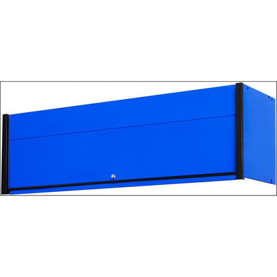 DX 72 in. 0-Drawer Extreme Power Workstation Hutch in Blue with Black Handle - Super Arbor