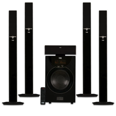 Tower 5.1 Bluetooth Home Speaker System with 8 in. Powered Sub - Super Arbor