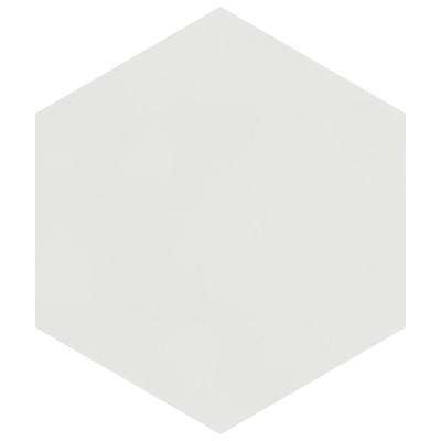 Merola Tile 
    Textile Hex White 8-5/8 in. x 9-7/8 in. Porcelain Floor and Wall Tile (11.56 sq. ft. / case) - Super Arbor