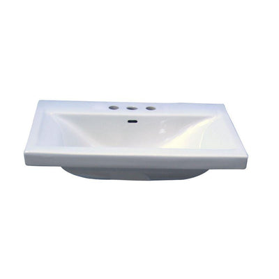 Barclay Products Mistral 510 Wall-Hung Bathroom Sink in White - Super Arbor