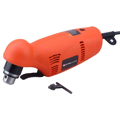 3.8 Amp Corded 3/8 in. Electric Power Drill with Variable Reversible Close Quarters Angle - Super Arbor