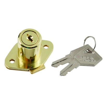 Polished Brass Cabinet and Drawer Lock - Super Arbor