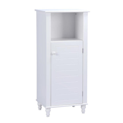 Cary IV 18 in. W x 12 in. D x 36 in. H Bath Storage Cabinet in White - Super Arbor