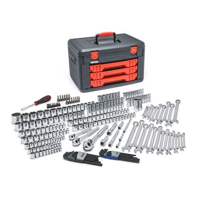Mechanics Tool Set in 3-Drawer Storage Box (239-Piece) - Super Arbor