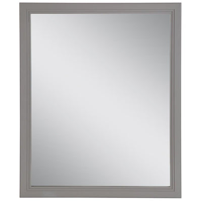 Brinkhill 26 in. W x 31 in. H Framed Wall Mirror in Sterling Gray - Super Arbor