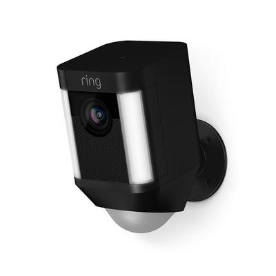 Spotlight Cam Battery Wireless Outdoor Bullet Surveillance Camera, Black (3-pack) - Super Arbor